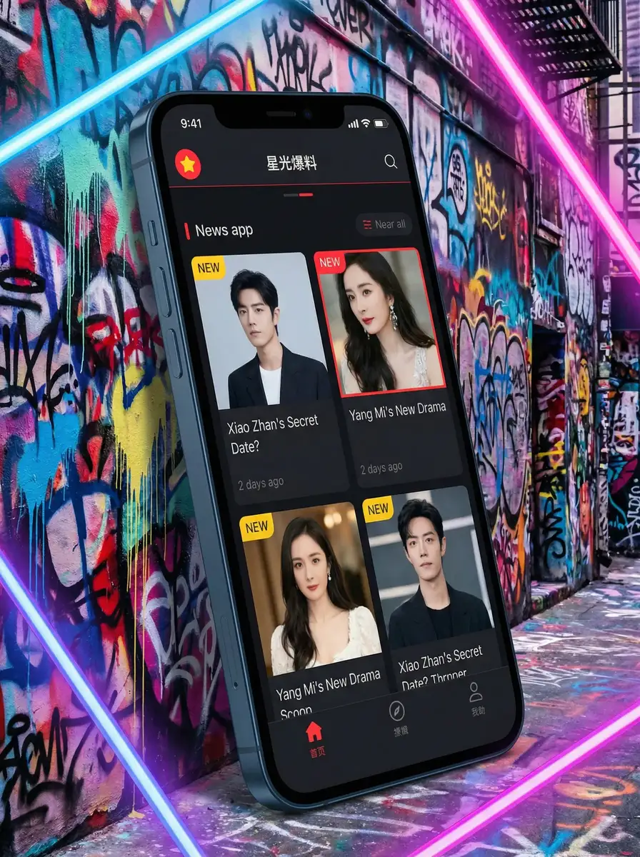 爆料专区 APP界面展示 - 掌上吃瓜神器